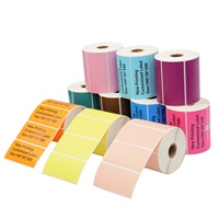 Étiquettes Thermiques Directes Personnalisées Adhésives Code-Barres pour Expédition Entrepôt – Formats 4x2, 4x3, 4x4, 4x6, 4x8 Pouces et 100x150