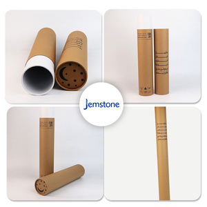 Boîte d'emballage de cylindre de tube de papier de matériaux choisis biodégradables pour le cadeau cosmétique - Product Image 6
