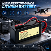Baterai LiPo Tegangan Tinggi 33Ah Smart Balance Charging untuk Drone Kecil DJI, Paket Baterai Pengganti UAV yang Dapat Diisi Ulang