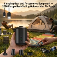 Portable Outdoor Electric Air Pump PVC Mini Pump for Inflatables Rechargeable Inflate & Deflate