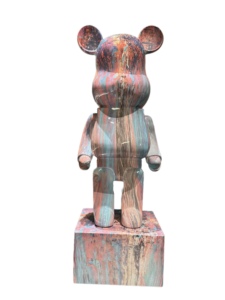 Hucha de oso de resina grande a la moda, luz de lujo para sala de estar, hogar, mueble de TV, decoraciones montadas en el suelo - Product Image 5