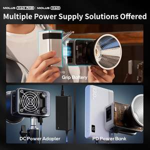 Luz de vídeo ZHIYUN Molus X60 60W RGB con batería de agarre, iluminación de fotografía, de aplicación para grabación de vídeo Control, disparo de retrato - Product Image 2