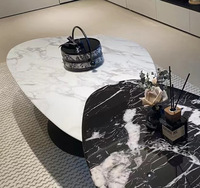 Table basse moderne italienne en marbre 2026, mobilier de salon décoratif convertible