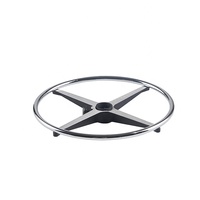 Repose-pieds en acier inoxydable pour chaise de bureau, 1 pièce, siège rond, repose-pieds, accessoires