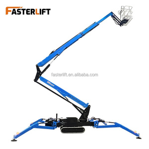 12m 14m 16m 18m Diesel bertenaga bensin <span class=keywords><strong>Platform</strong></span> pengangkat udara hidrolik perayap dapat disesuaikan angkat spider boom - Product Image 3