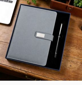 Diario Personalizado con Puntos, Tapa de Cuero A5, para Chicas, Agenda de Cuero PU, Set de Regalo con Bolígrafo - Product Image 4