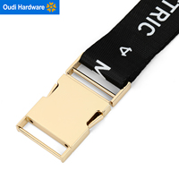 Boucle à dégagement latéral en alliage de zinc avec logo personnalisé, accessoires métalliques pour sacs et ceintures