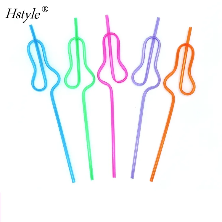 Bachelorette Party Supplies PET Penis Straw Available Willy Straw Bride To Be Novelty Willy Shape Drink Straw Hen Party HS1250