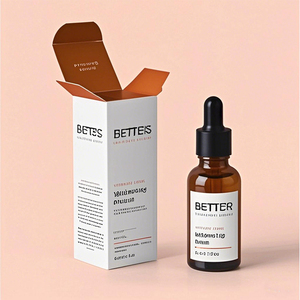Luxury Custom Fashion Tincture Cardboard Drawer <strong>Box</strong> 30ml Essential Oil Dropper Bottle Skincare Packaging Beard Hair Oil <strong>Box</strong> - Product Image 3
