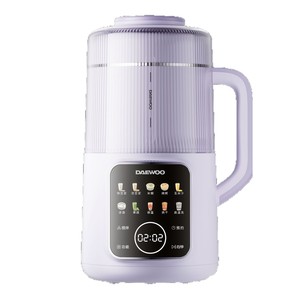 Máquina para Hacer Leche de Soya Daewoo de 1.2L, Licuadora de Alta Velocidad Multifuncional, Automática, Silenciosa y sin Residuos, Color Morado - Product Image 5