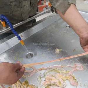 Machine automatique industrielle de haute qualité de nettoyage de coupe d'intestin de poulet de canard de porc à vendre