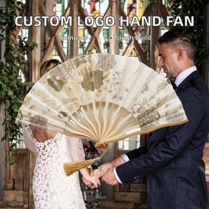 Ventilateur portable pliable personnalisable en polyester avec logo personnalisé, thème romantique, fournitures promotionnelles pour fêtes - Product Image 2