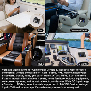 <span class=keywords><strong>Cargador</strong></span> USB para Autobús, 12V 24V, Puerto USB para Coche, Toma de Corriente DC 12V 24V, Doble Puerto USB para Autobús, 5V 3.1A, <span class=keywords><strong>Cargador</strong></span> para Coche - Product Image 3