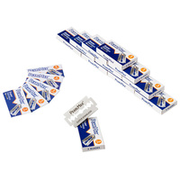Pearlmax Lame de Rasoir Double Tranchant en Gros, Marques Professionnelles pour Barbiers, Lame Aiguisée en Acier Inoxydable pour Salons de Coiffure