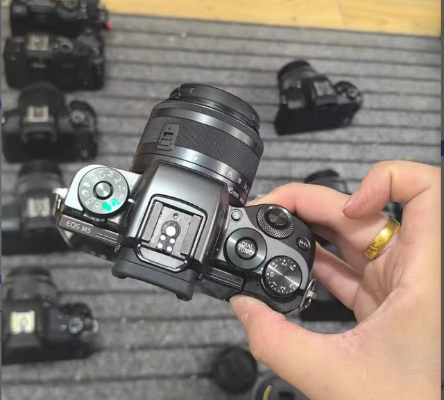 USD388 Kit=M5+ 15-45mm Kit Neat Clean Condition Work Well Original Second hand Used Camera Mirror less Digital Camera