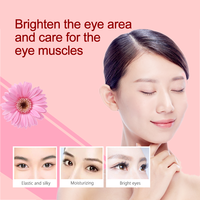 Masque pour les yeux en hydrogel bio OEM, hydratant naturel, sans peluches, ingrédients principalement à base de glycérine