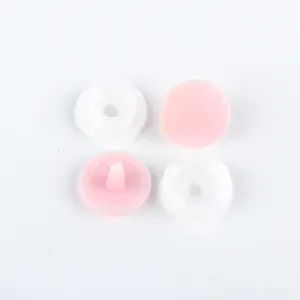 Factory Wholesale 4 Pc Color Transparency T09 POM Plastic Snap Button For Diaper