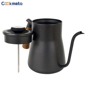 Barista-hervidor <span class=keywords><strong>de</strong></span> café con cuello <span class=keywords><strong>de</strong></span> cisne, tetera larga <span class=keywords><strong>de</strong></span> 850ml con boquilla <span class=keywords><strong>de</strong></span> goteo estrecho para estufa - Product Image 4