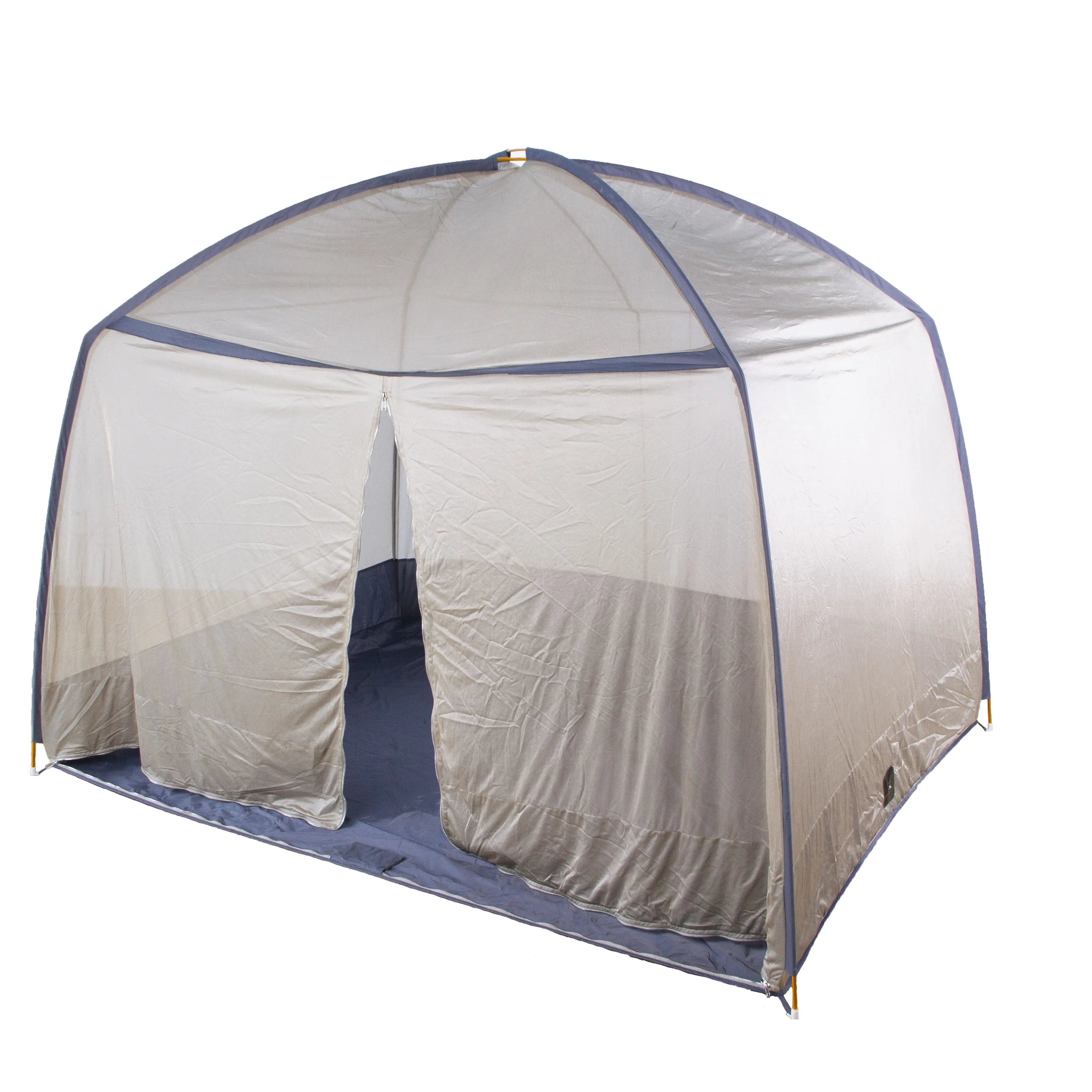 Urgarding folding double bed anti radiation tent mesh emf shielding bed mosquito net tent with bottom EMF shielding layer