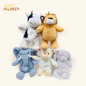 Domba kelinci singa gajah sapi Set mainan tas permen kustom boneka figur mewah boneka mainan binatang