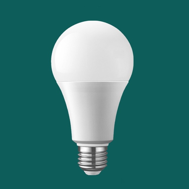 Factory Wholesale Price Super Bright AC Power Home Use Plastic Decorative Bulb E27 B22 E14 Lamp Base 9W A60 SKD LED Bulb Light
