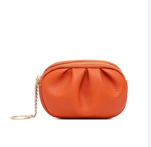 Ladies' Loose Change Card Bag <b>Mini</b> Bag Double-zipper Key Large-capacity Headphones <b>Lipstick</b> and Makeup Bag - Product Image 2