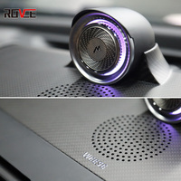 Tweeter Berputar Dengan Lampu Ambient untuk Land Rover Defender L663 2020-2026 Kit Speaker Pilar-A & Panel Dasbor Tengah