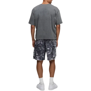 ออกแบบกางเกงขาสั้นทรงฮิปสเตอร์แบบคัสตอมของคุณเอง รุ่นใหม่ล่าสุด กางเกงขาสั้นผู้ชายสำหรับฤดูร้อนแบบย้อมสีเอซิด - Product Image 2