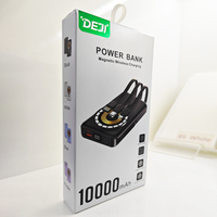 Nuevo Banco de Energía Portátil en Oferta, Batería Externa de Carga Rápida, Powerbank de 10000mAh con Cable USB Tipo C
