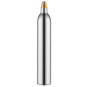 Bouteille de dioxyde de carbone entièrement en acier inoxydable, 99% pure, pour machines à eau gazeuse, conteneur de gaz universel sûr - Product Image 1