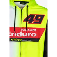 Hoodie Premium Pertamina Enduro VR46 Tim Di Giannantonio 46, Jaket Zipper-Up Multiwarna Custom Untuk Pria, Ekspor