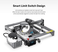 Atomiseur vente en gros X20 S20 A20 PRO 130W Cnc routeur bricolage utilisation acier gravure Laser bois gravure gravure chien étiquette Machine graveur