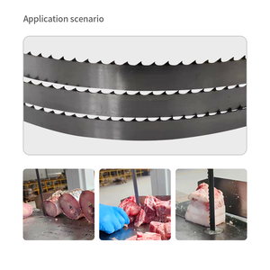 Hojas de sierra de cinta para moler carne C75s hojas de sierra de hueso de acero material para procesamiento de alimentos - Product Image 6
