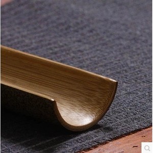 Cuchara de té de bambú de estilo japonés, cilíndrica, hecha a mano, para accesorios de ceremonia del té, origen Zhejiang - Product Image 3