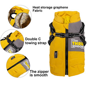 Penjualan Terbaik katun poliester tahan air ringan tahan angin merek besar desainer kustom lembut berpori mantel anjing Musim Dingin - Product Image 2