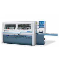 SAGA Machine à bois professionnelle de qualité européenne Raboteuse 4 faces Dégauchisseuse 4 faces avec multi-coupe
