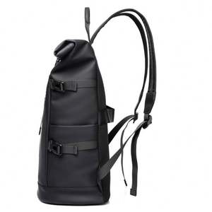 Fashionable Roll Top Men Business Laptop <b>Backpack</b> <b>Computer</b> Bag Casual Sports Waterproof Oxford Mochila Travel <b>Backpack</b> Bag - Product Image 5