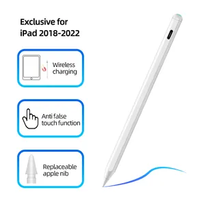 OEM palmiye reddi kapasitif Tablet dokunmatik ekran aktif iğneli kalem Ipad Apple için kalem Tilt fonksiyonu ile