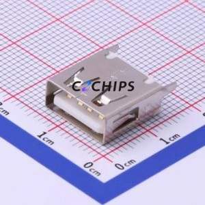 916-262A1012Y10220 USB Connector Through hole Component (THT) Connector Type-A USB 2.0 Female Through Hole - Product Image 1