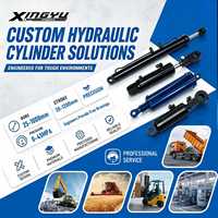 Vérin hydraulique robuste pour stabilisateur, vérin hydraulique télescopique pour pied de support de camping-car, pour système de nivellement de caravane