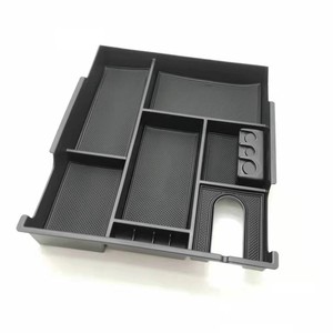 Toyota Tundra Center Console Storage Box Plastic Organizer 4-7 Compartments Modern Design <b>Car</b> <b>Interior</b> Accessory - Product Image 3