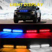Nouveauté : Systèmes d'éclairage automobile, lumières LED étanches pour calandre avant avec télécommande filaire pour camionnettes, SUV et véhicules automobiles