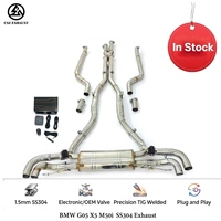 Envío Directo CSZ SS304 Sistema de Escape Valvetronic de Alta Calidad con Válvulas para BMW X5 G05 X6 G06 M50i 4.4T con Control Remoto