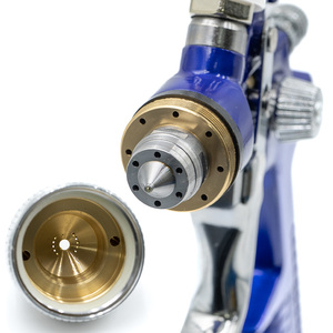 Pistolet de pulvérisation HVLP de finition automatique avec embouts de 1.4/1.7/2.0mm et outils de nettoyage Kit de buse d'économie de peinture personnalisable OEM - Product Image 6