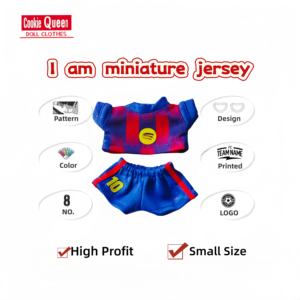 Cookie Queen Mini Fußballtrikot Barcelona 2026 Spielzeug Individuelles Logo Trikot Fanartikel Fußballtrikots - Product Image 2