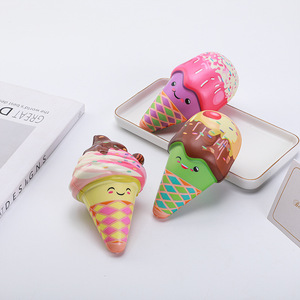 Jouets Squishy Kawaii en forme de crème glacée, jouets à presser à rebond lent, jouet anti-stress simulation alimentaire - Product Image 6