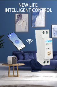 สวิตช์พลาสติกขนาดเล็ก MCB 1P WIFI สำหรับใช้ในบ้านอัจฉริยะสีส้ม0-63A พื้นผิวการทำลาย6kA - Product Image 4