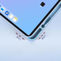 Convient pour iPad Air 4 Apple 10.9 pouces nouveau faux cuir antichoc à trois volets étui pour tablette avec fente pour stylo
