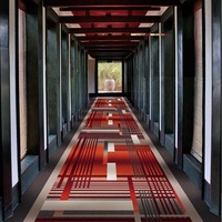 Moquette de luxe 5 étoiles Axminster pour hall d'hôtel, salle de banquet, chambre de luxe, moquette murale en nylon jacquard pour hôtel et banquet