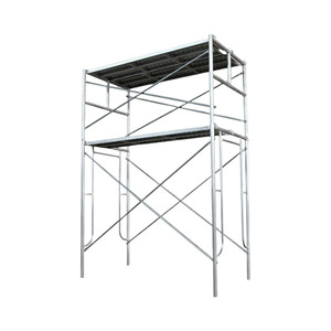 <span class=keywords><strong>Andamio</strong></span> Móvil de Acero Galvanizado de Cuatro Barras, Estilo Moderno, Capacidad de Carga de 500 kg, Alta Resistencia, Fácil Montaje, Portátil, 6 pies - Product Image 1